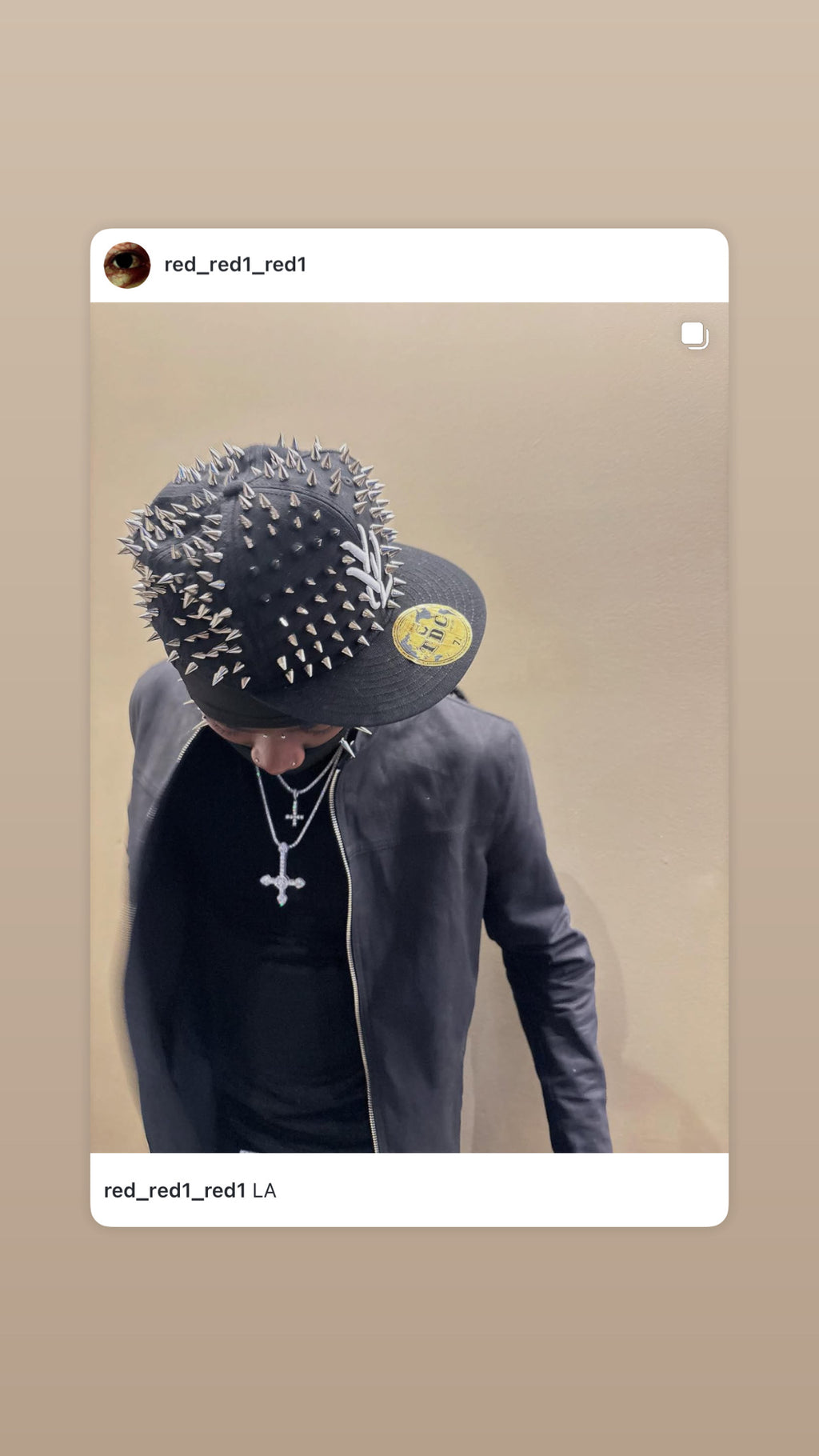 YVL Studded Hat Custom Order
